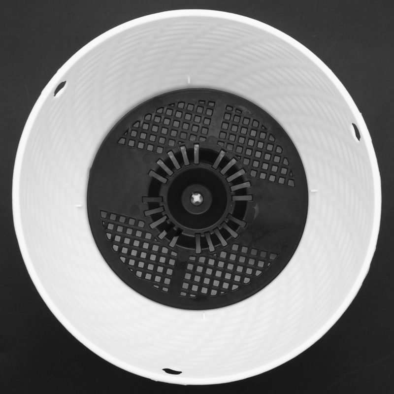 Bộ 5 Chậu Hoa Tròn Bằng Nhựa 16X10cm Treo Trang Trí Sân Vườn