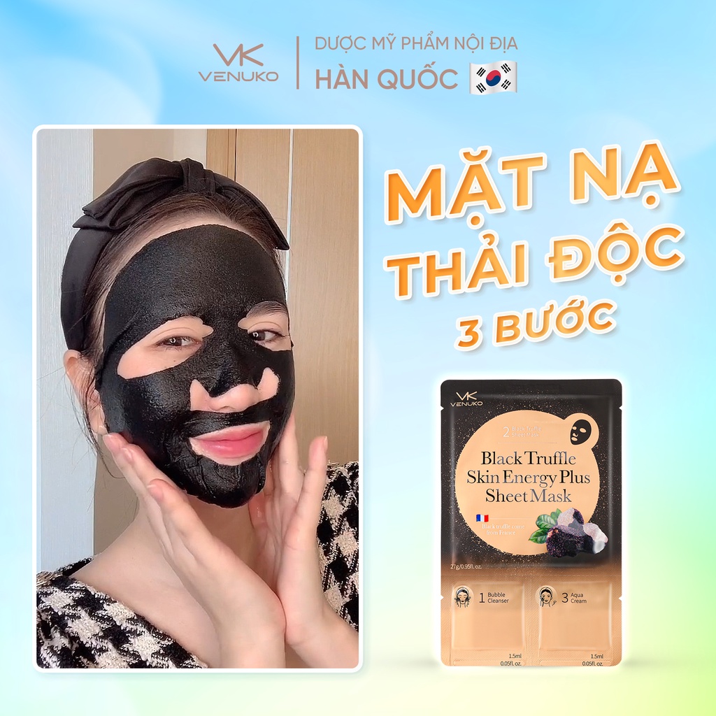 Mặt nạ 3 bước thải độc Venuko 30ml