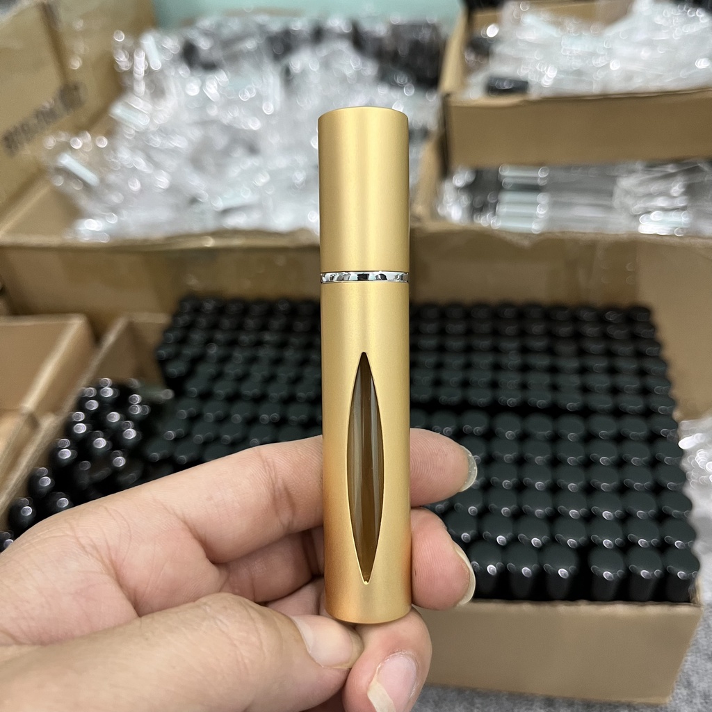 Chai=Lọ đựng Nước Hoa Vỏ Nhôm Dạng Bi Lăn Dung Tích 10ML