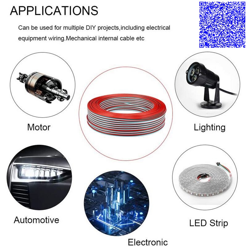 DÂY ĐIỆN 3 LÕI MẠ THIẾC 3PIN  CHỐNG OXY HÓA AWG22 AWG20 AWG18 DÙNG CHO LED FULL MÀU ARGB WS2812B WS2811 UCS1903