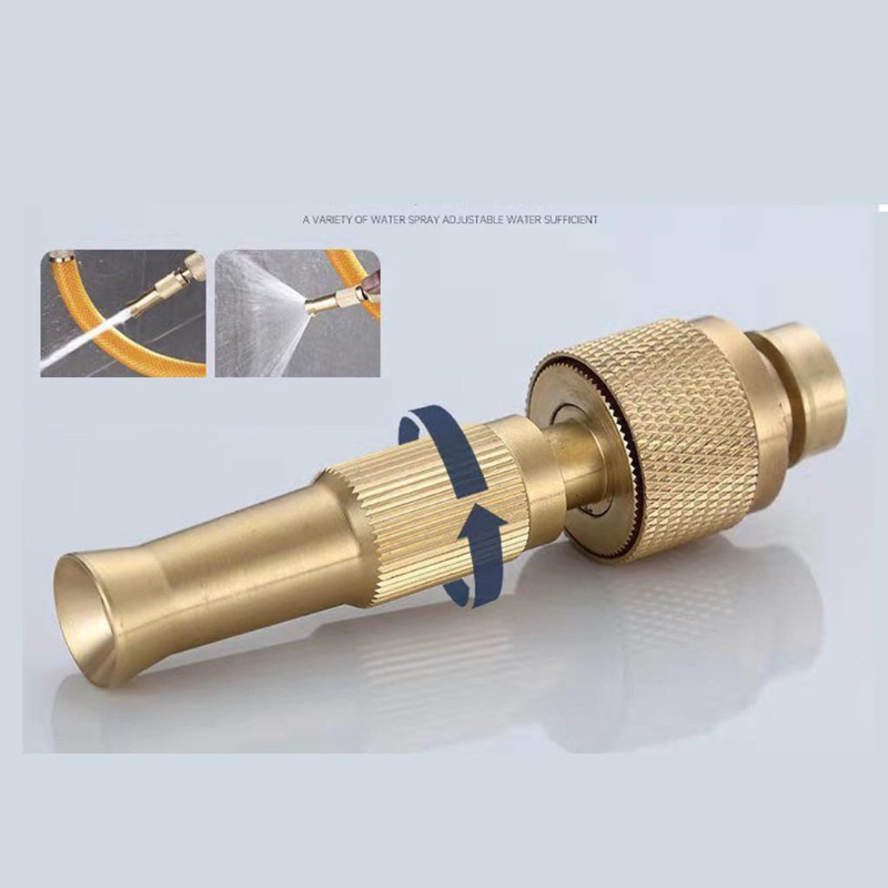 Đầu Nối Ống Nước Tưới Vườn Bằng Đồng Thau