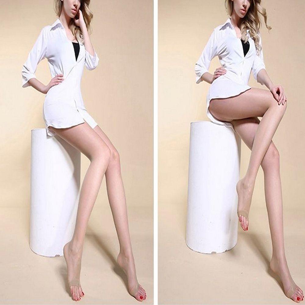 GIOVANNI Girl's Sexy Legs Silk Stocking Spring and Summer Style Ultra-thin Stocking Stockings Breathability Stockings Women's Fashion Perfect Legs Open Toes Elastic Stocking Transparent Pantyhoses Pantyhose/Multicolor