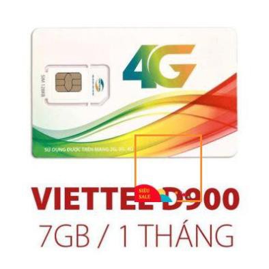 [FREESHIP 50K] Sim 4G Viettel D500 D900 - Miễn phí 12 tháng không nạp tiền