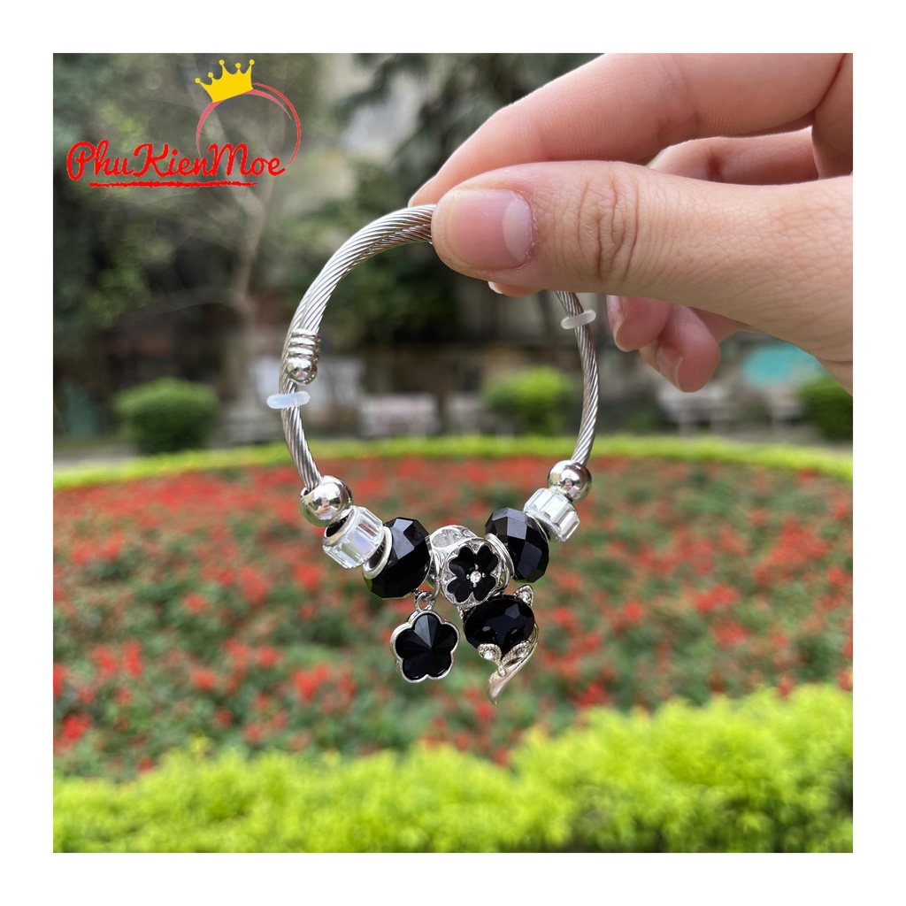 Vòng charm lắc tay 925 gumiho huyền bí handmade