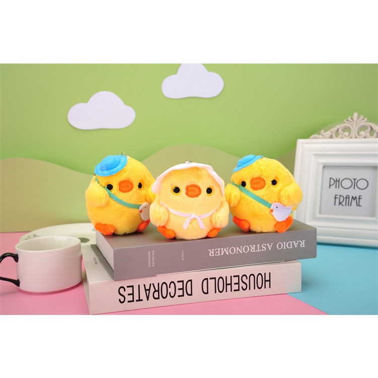 Đồ Chơi Chú Gà Nhồi Bông Mini 10Cm Dễ Thương
