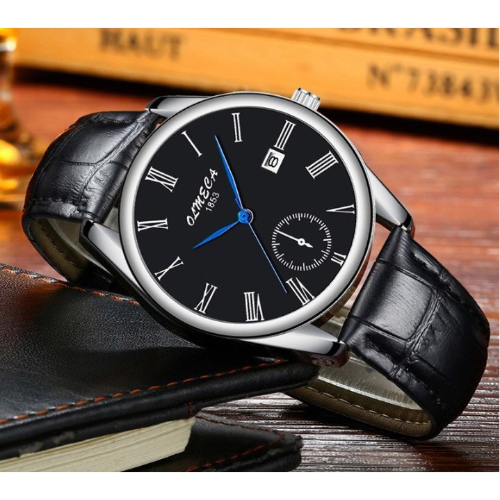 Đồng hồ Olmeca nam dây da Japan 758 (fullbox) | BigBuy360 - bigbuy360.vn