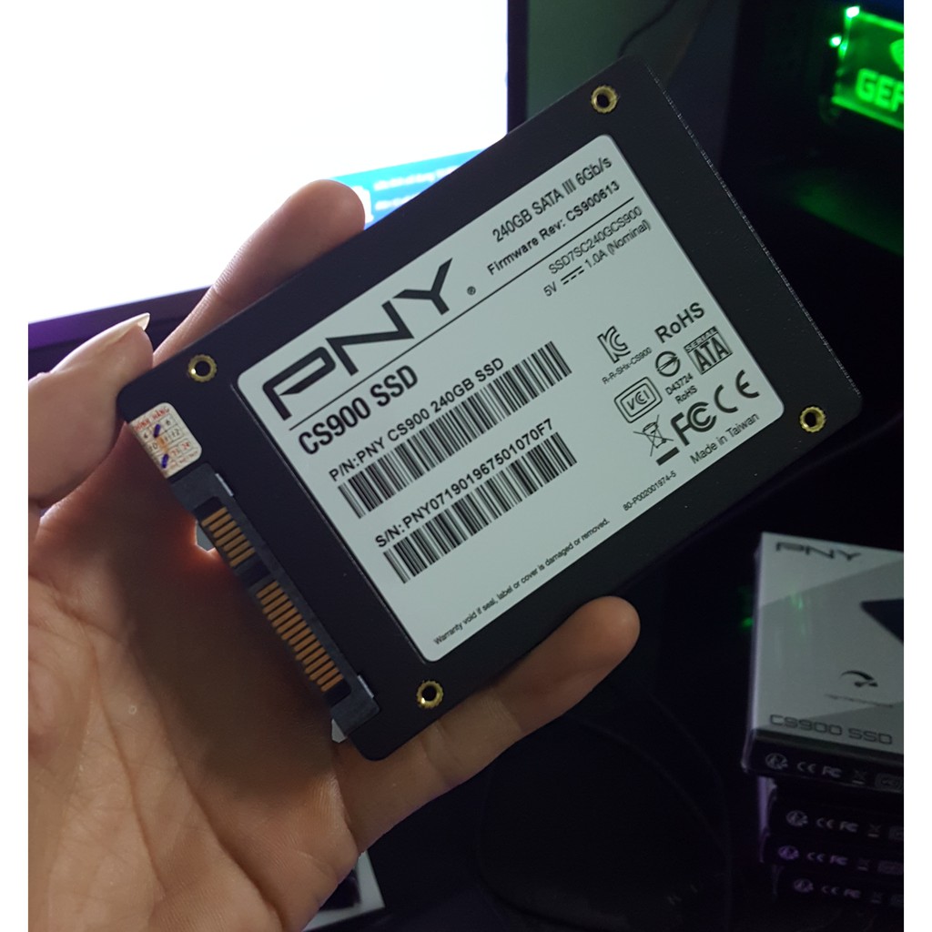 Ổ cứng SSD PNY 240G SATA 3 2.5 inch SSD7CS900-240-RB | BigBuy360 - bigbuy360.vn