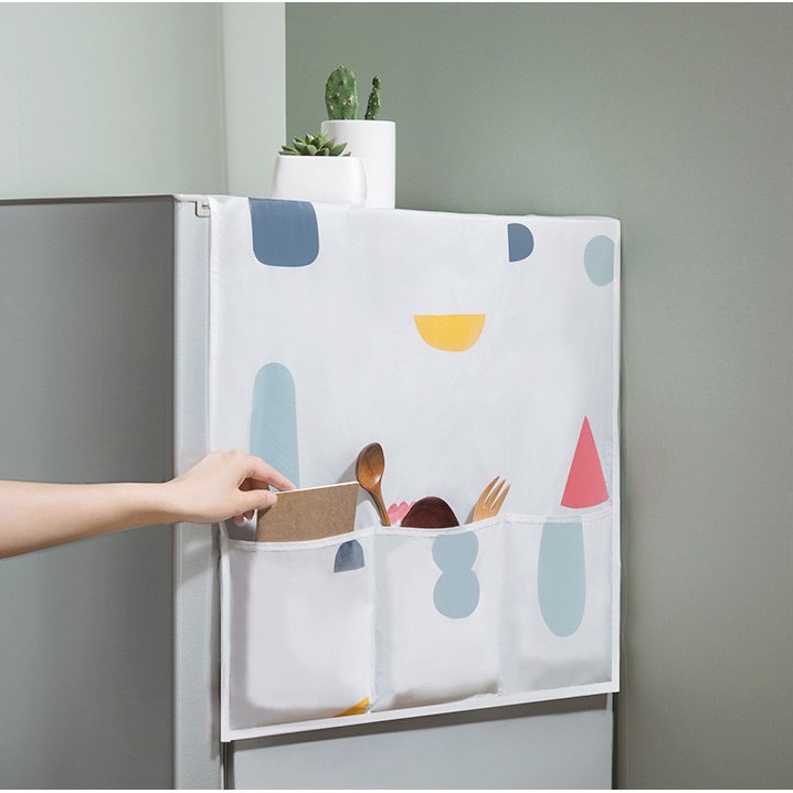 Miếng phủ tủ lạnh tránh bụi bẩn, tấm che tủ lạnh, máy giặt tiện lợi