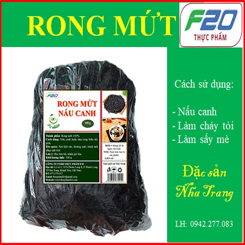 Rong mứt nấu canh 500g. rong biển nấu canh và làm rong biển cháy tỏi. rong biển khô