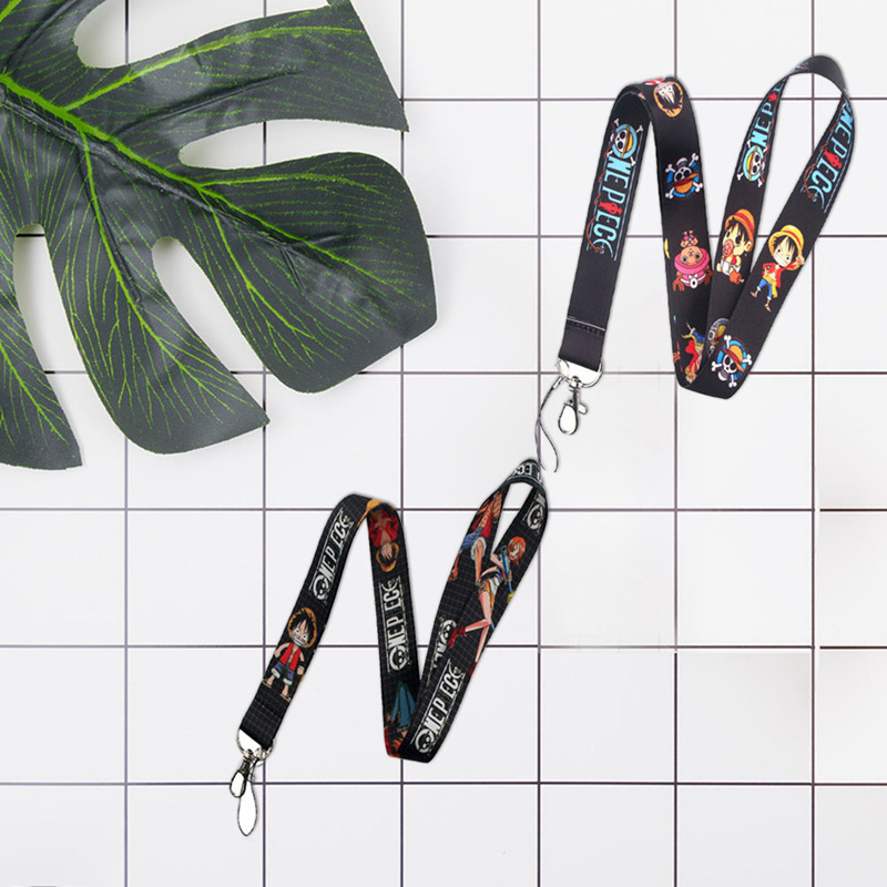 Dây Đeo Điện Thoại / Thẻ Id Họa Tiết One Piece Xinh Xắn