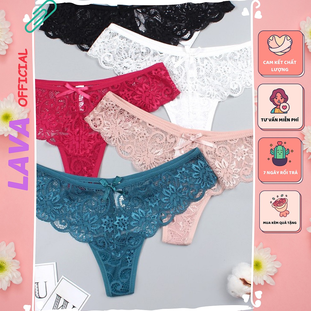 Quần chip lọt khe pha ren siêu sexy [CHẤT LƯỢNG TỐT NHẤT]