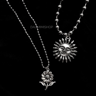 Dây chuyền hoa hướng dương - Dây ball chain mặt trời