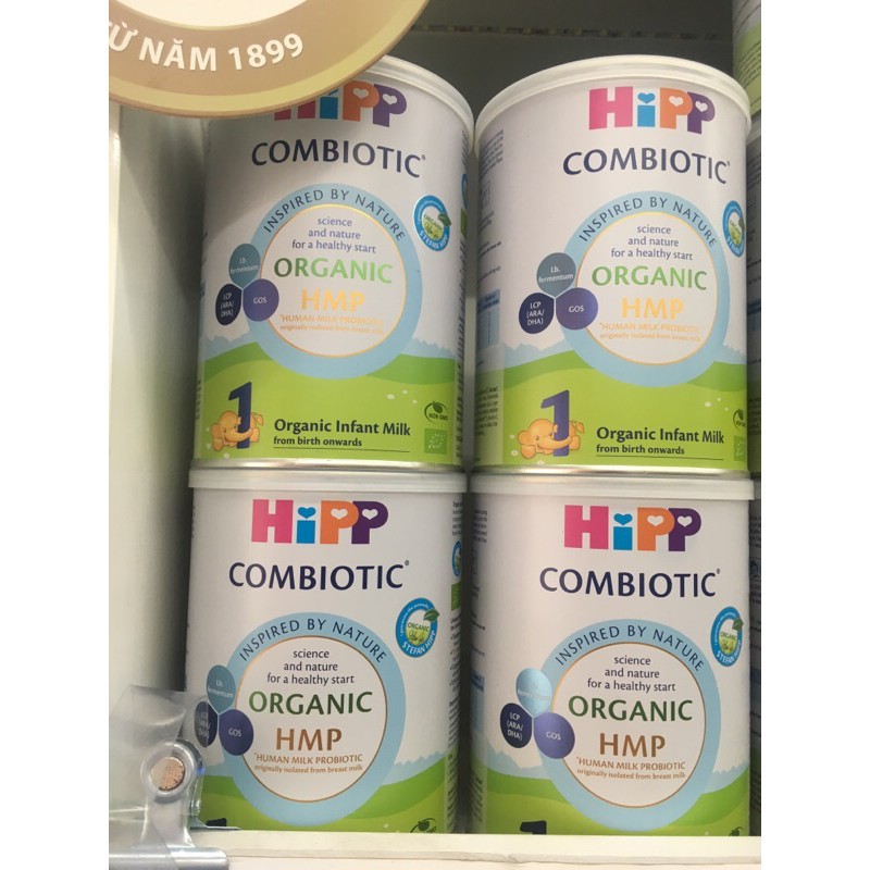 MẪU MỚI | Sữa Hipp Organic Hữa Cơ 800g số 1 2 3 4 giá tốt ( HÀNG TÁCH NẮP VÀ QUAI )