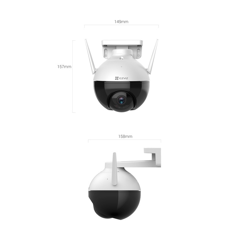 Camera Wifi EZVIZ C8C 2MP 1080P HD Chuyển Động Xoay 360 độ - Camera Ngoài Trời Giám Sát Gia Đình 100% Chính Hãng, Nanopk