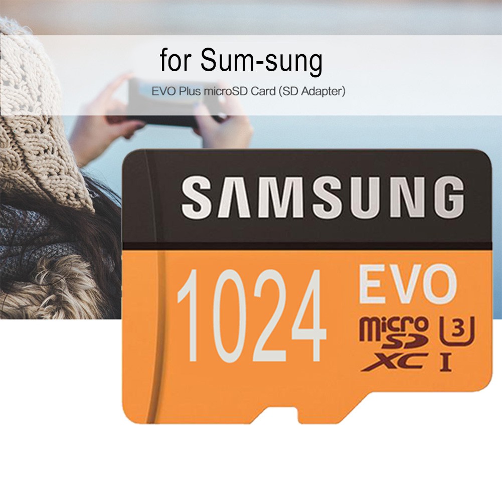 Thẻ Nhớ Micro Sd Kỹ Thuật Số Hel + Sam Sung 512gb / 1tb Evo U3 Tf Cho Điện Thoại / Máy Ảnh