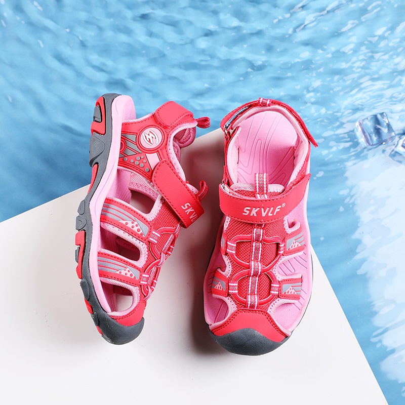 Xăng đan màu hồng 2022 thời trang mùa hè cho bé