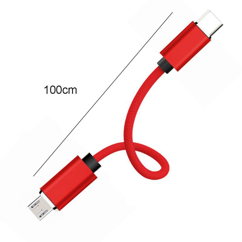 DOU Universal USB 3.1 Type C Male to Micro USB Male Sync OTG Charge Data Transfer Cable Cord for Mobile Phone Tablet Laptop