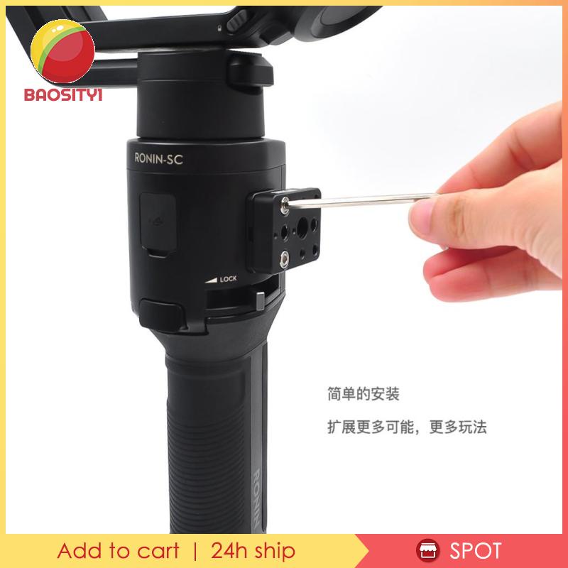 [Baosity1] Đế Gắn Tay Cầm Chống Rung Màu Đen Kèm Ốc Vít Cho DJI Ronin S / SC