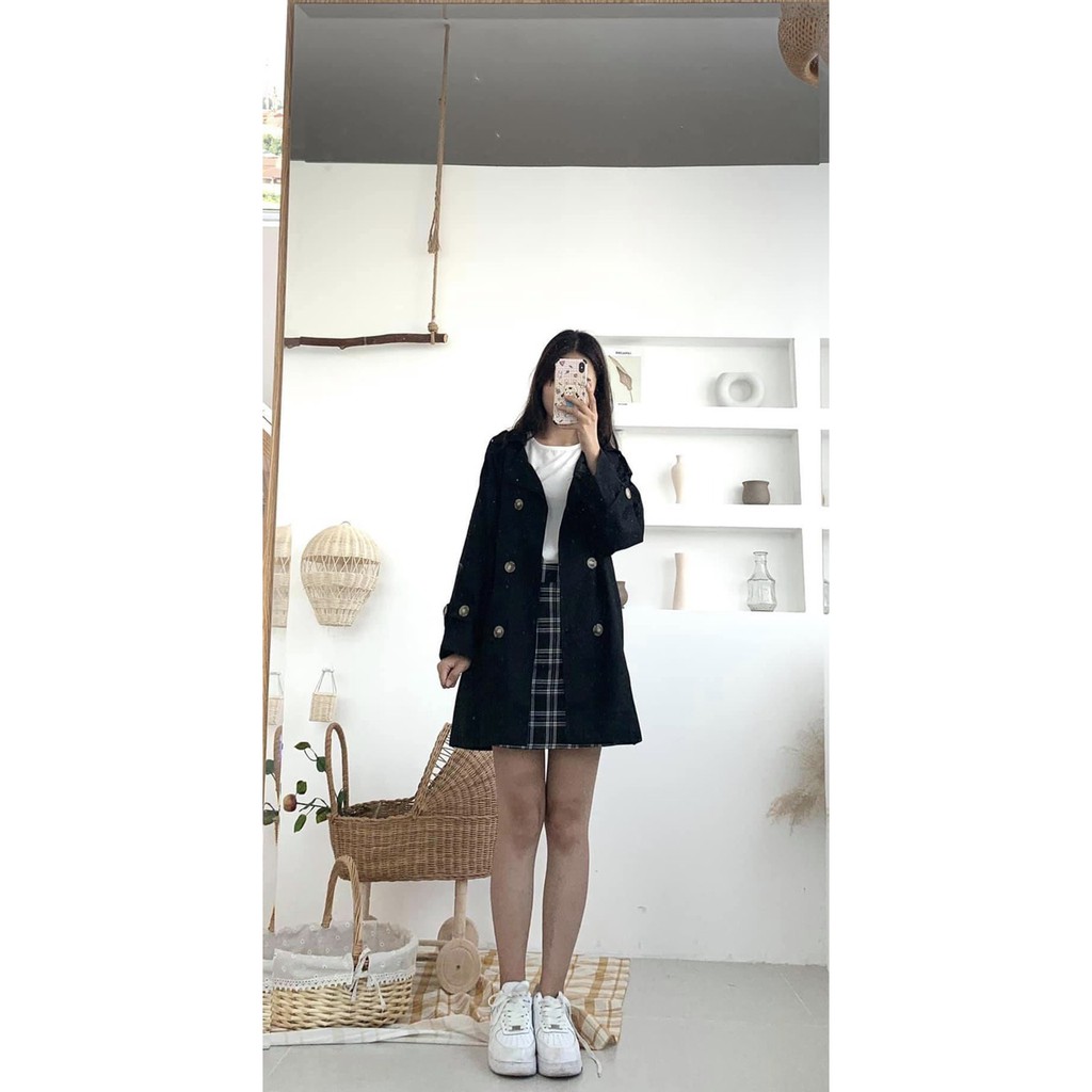 Áo mangto kaki siêu đẹp - áo khoác kaki dáng dài ulzzang | BigBuy360 - bigbuy360.vn