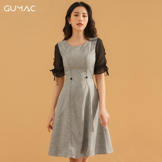 Đầm phối tay voan DA742 GUMAC