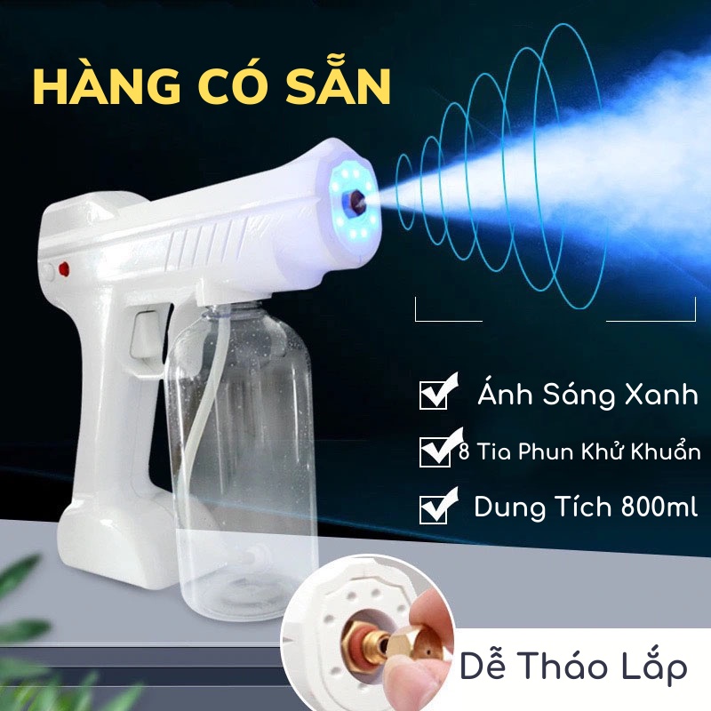 Súng Khử Khuẩn, Khử Trùng Nano Xịt Diệt Khuẩn Xịt Khử Khuẩn titan.st