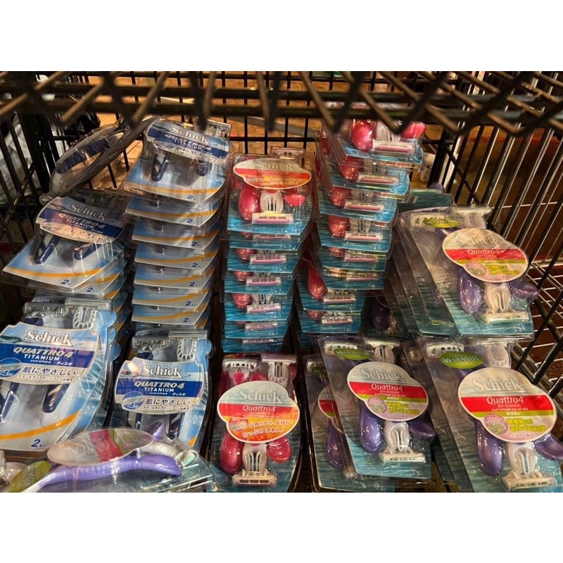 Dao cạo 4 lưỡi Schick Quattro 4 Nhật Bản - Dao cạo body, lông chân, lông tay, bikini line