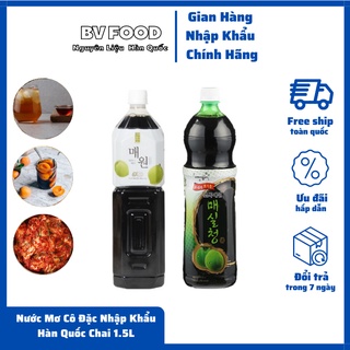 Nước mơ cô đặc hàn quốc chai 1.5l tiết kiệm dành cho nhà hàng - 보해 매원디럭스 매실원액 1.5l