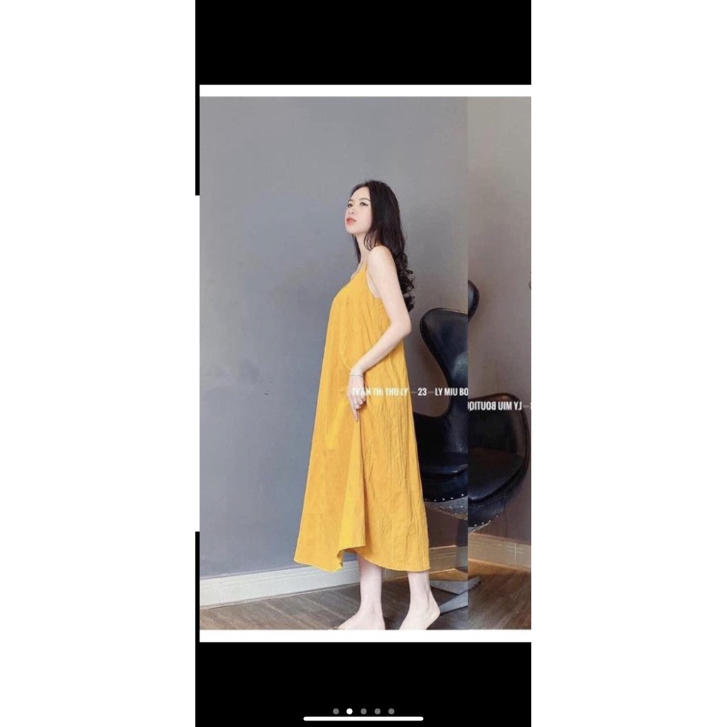ĐẦM MAXI ĐAN LƯNG, ĐẦM MESI 2 DÂY ĐAN LƯNG, thiết kế trẻ trung, hiện đại, cam kết vải xịn loại 1 | BigBuy360 - bigbuy360.vn