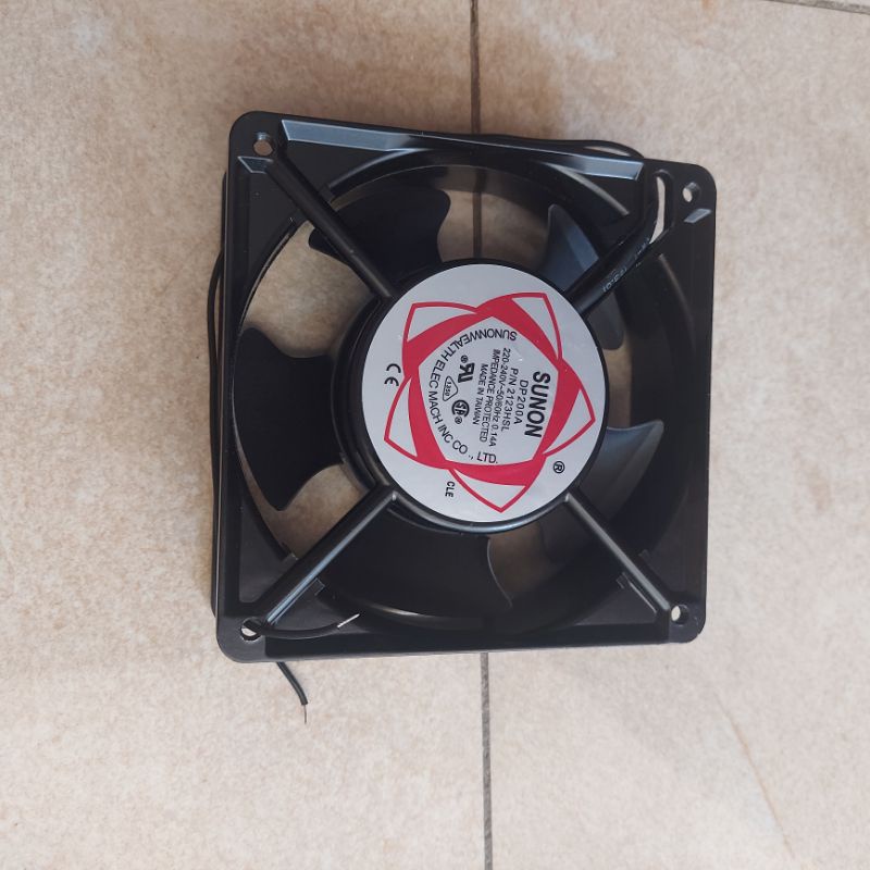 Quạt thông gió sắt 12×12 SUNON Made In TaiWan