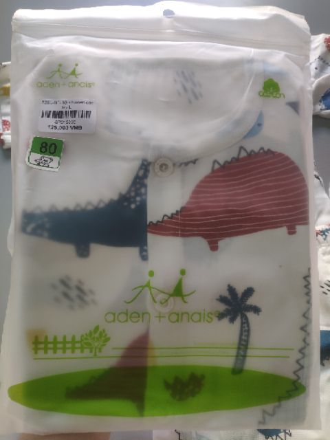 [2,8-15kg] Bộ xô Aden+anais bé trai/bé gái 0-24 tháng dư xịn