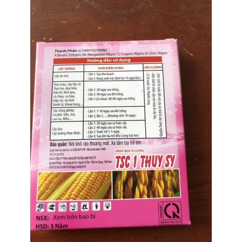 Viên sủi thuỵ sĩ phì trái nhanh tăng năng suất