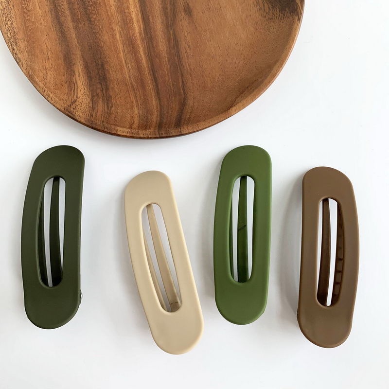 Kẹp tóc thiết kế đơn giản cỡ lớn phong cách Hàn Quốc xinh xắn