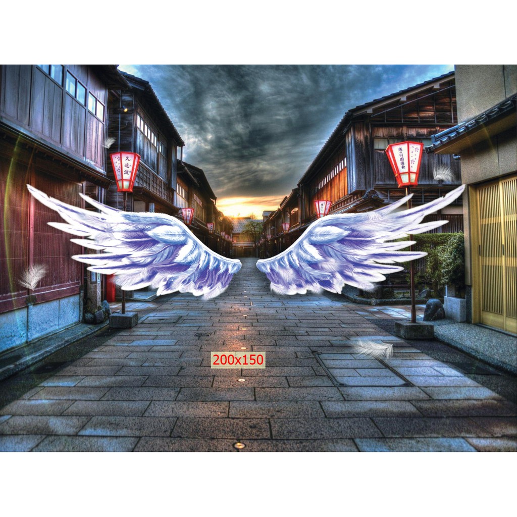 Tranh lụa 3d Hồng Kông Hoạt Hình Kích Thước 1,5m x 2m HKHH04