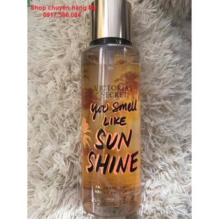 Xịt Thơm Toàn Thân Victoria's Secret You Smell Like Sunshine Fragrance Mist 250ml của Mỹ