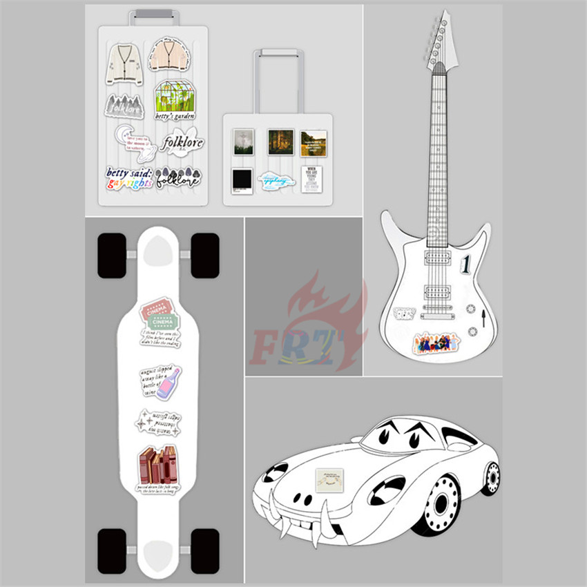 ❉ Taylor Swift：Folklore Series B The Folklore Album - This is Me Trying Stickers ❉ 50Pcs/Set Waterproof DIY Fashion Decals Doodle Stickers