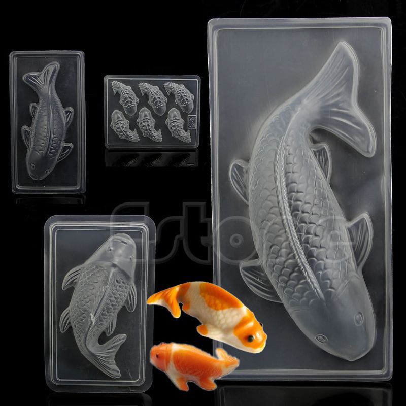 Khuôn Nhựa Làm Sô Cô La/Thạch Rau Câu 3d