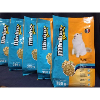 Combo 5 túi thức ăn dành cho mèo mọi lứa tuổi Mninino Yum (350g/túi)