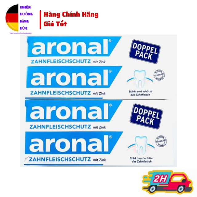 Kem đánh răng ARONAL của Đức 2 típ