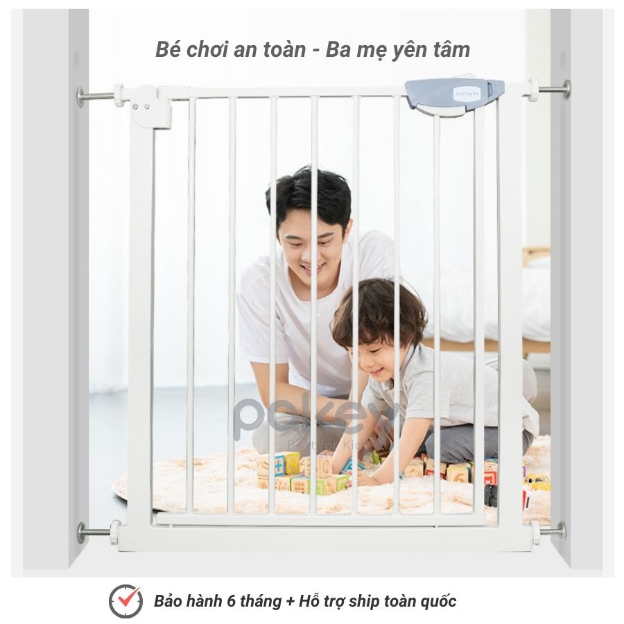 Thanh chắn cửa, thanh chắn cầu thang chính hãng Pakey, thanh chặn cửa cầu thang an toàn cho bé cao 79cm