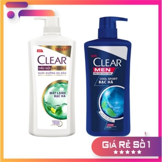 Dầu gội Clear bạc hà 630gr