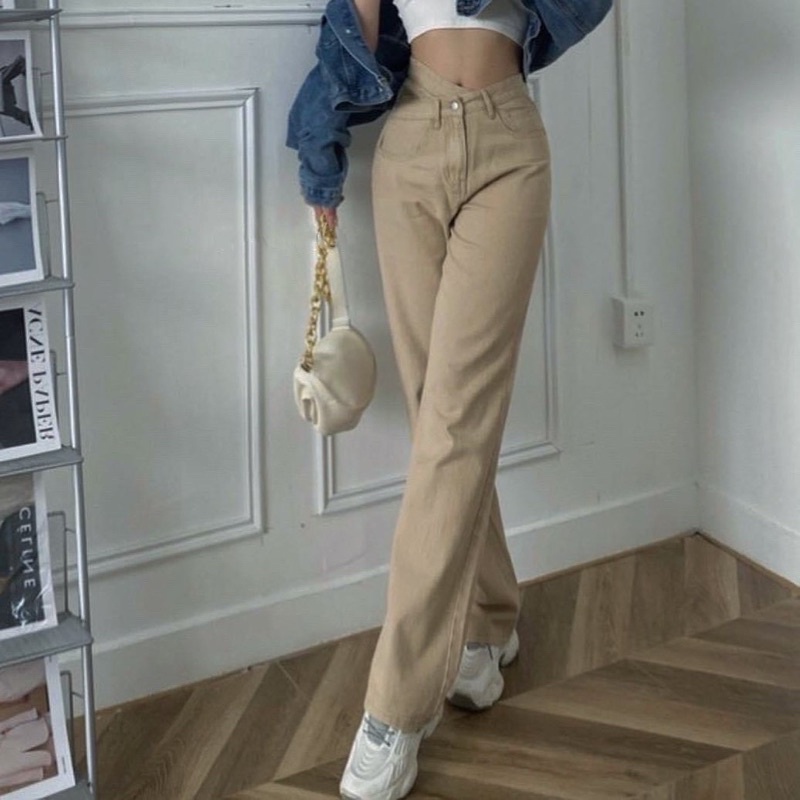 Quần suông cut out lưng cực chất