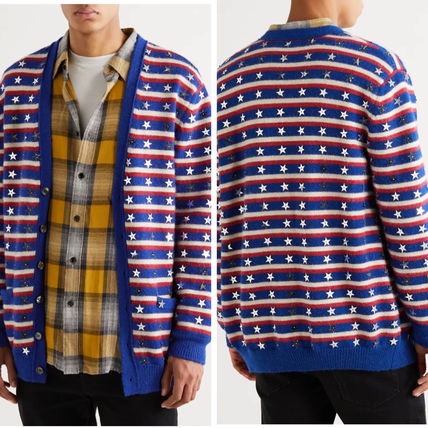 Áo khoác Cardigan dáng rộng màu xanh dương thời trang