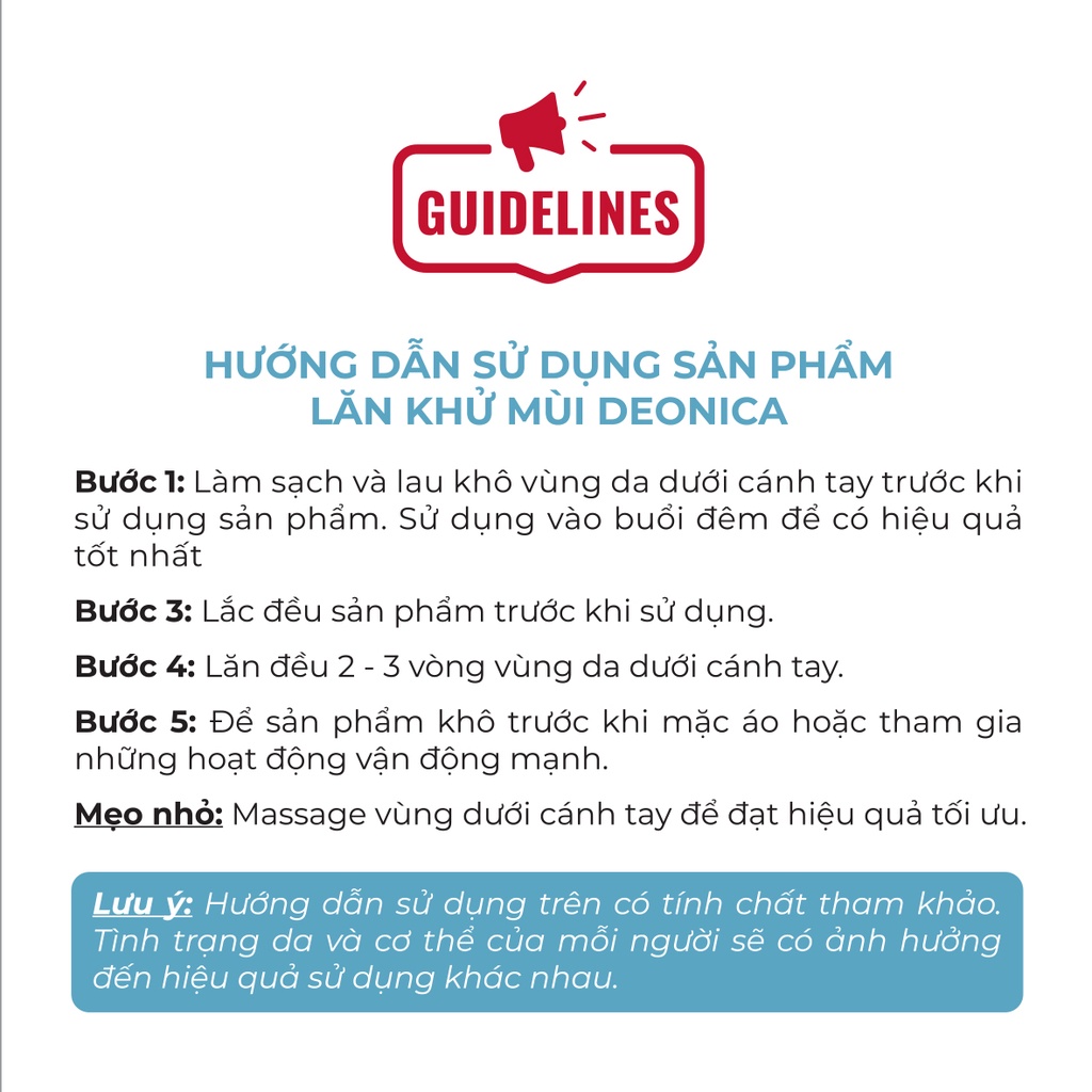 [Mã SGTTC30K giảm 30K] Lăn khử mùi Deonica công nghệ Smart- Control với viên nang hoạt tính dành cho nam 50ml