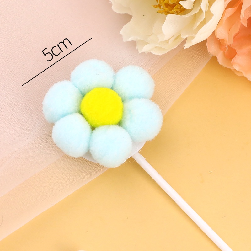 Phụ Kiện Trang Trí Bánh Kem Hình Hoa Hướng Dương 3D Dễ Thương