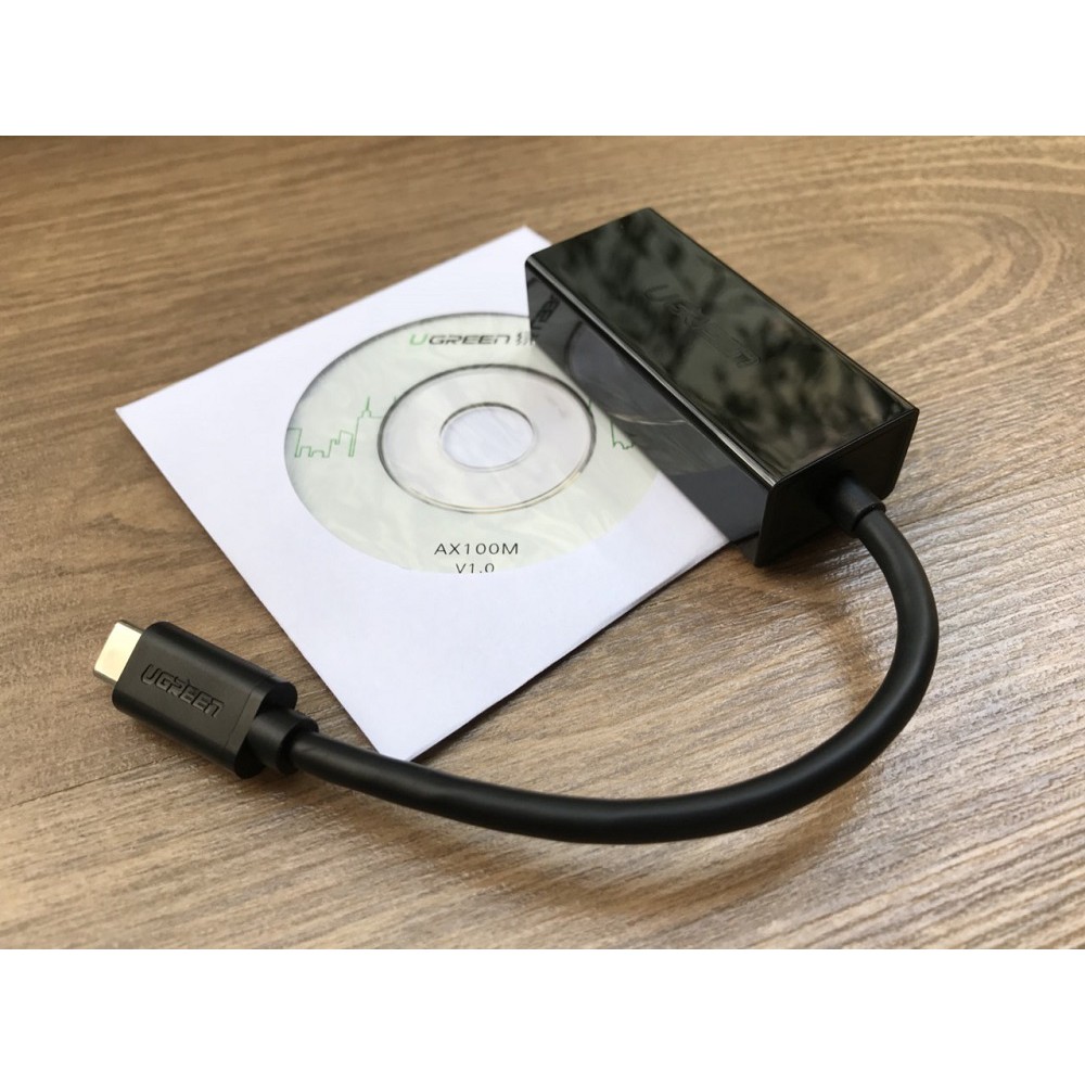 Cáp USB Type C To Lan 10/100 Mbps Ethernet Adapter Ugreen UG-40381 | WebRaoVat - webraovat.net.vn