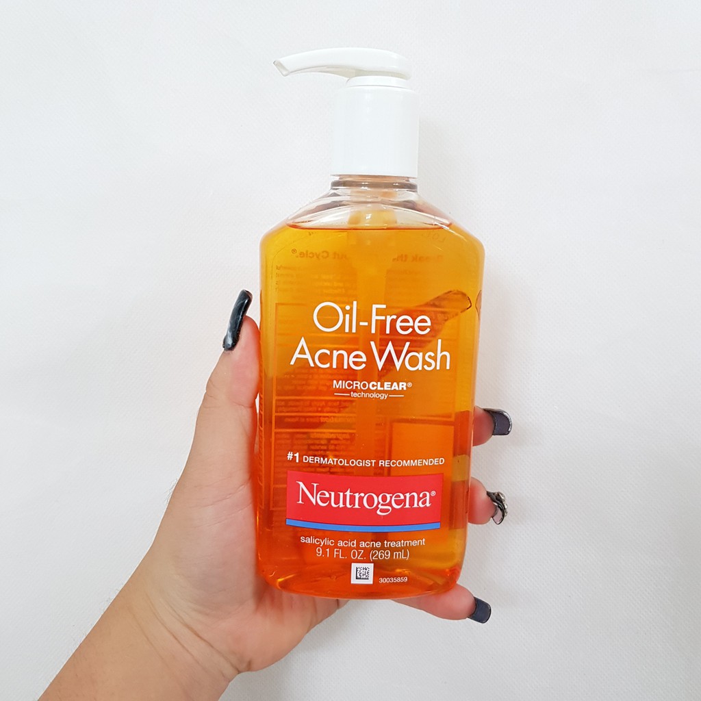 [ CHÍNH HÃNG ] Sữa Rửa Mặt NEUTROGENA OIL-FREE ACNE WASH 269ml