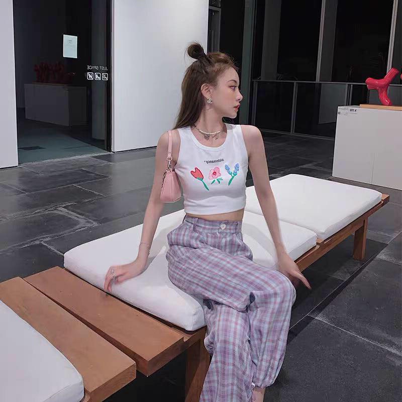 SET THỂ THAO ÁO CROPTOP + QUẦN SỌC RÚT ỐNG - B0489