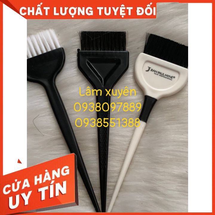 [FREESHIP] chổi quét thuốc nhuộm, lược nhuộm tóc 1 đầu, lông mềm, nhựa cao cấp, không bám thuốc nhuộm, dễ vệ sinh