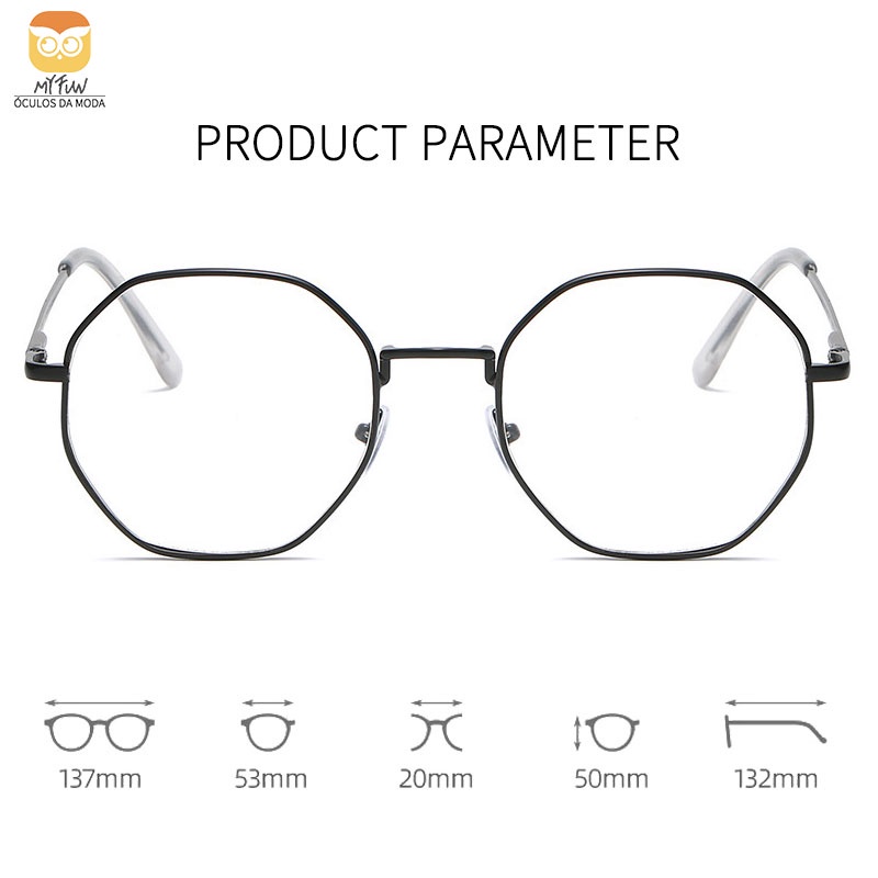 Kính Mát Gọng Kim Loại Chống Tia Bức Xạ Thời Trang Cho Nữ