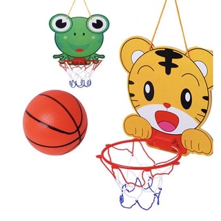 Bộ đồ chơi bóng rổ treo tường mini cho bé rèn luyện phát triển chiều cao, đồ chơi vận động